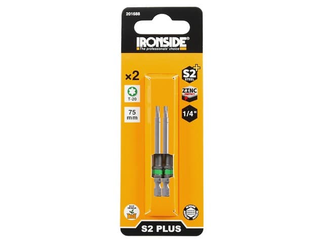 Bits 1/4 X 75 MM, 2PCS Txt 20