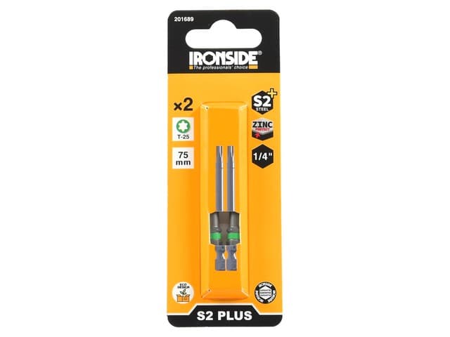 Bits 1/4 X 75 MM, 2PCS Txt 25