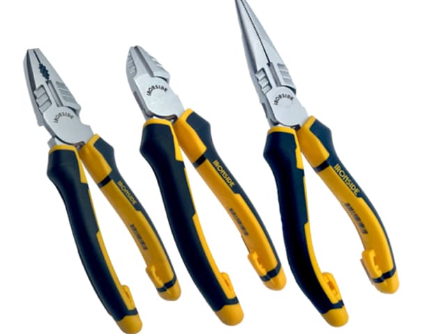 Set De 3 Pinces Nickel Chrome