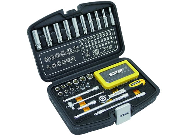 Boite A Douilles 60 Pces. 1/4" + Bits (fd)