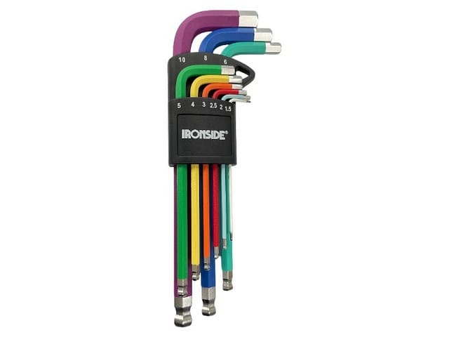 Set 9 Cles Allen Boules 1,5 A 10MM- Support