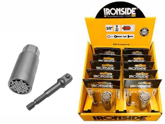 Douille Universelle 3/8" (9-21MM) +adaptateur