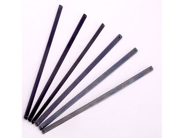 Set 6 Lames De Rechange Pr Mini Scie Met.
