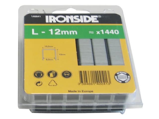 Agrafes L 10MM Blister 1440PCES.