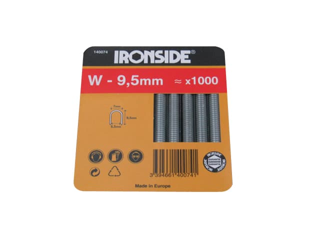 Agrafes W 9,5MM Blister 1000PCES.