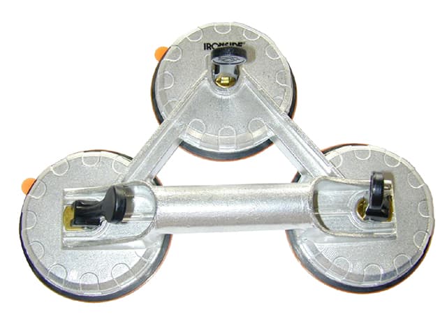 Ventouse 3 Tetes Diam. 123MM 80KG Aluminium