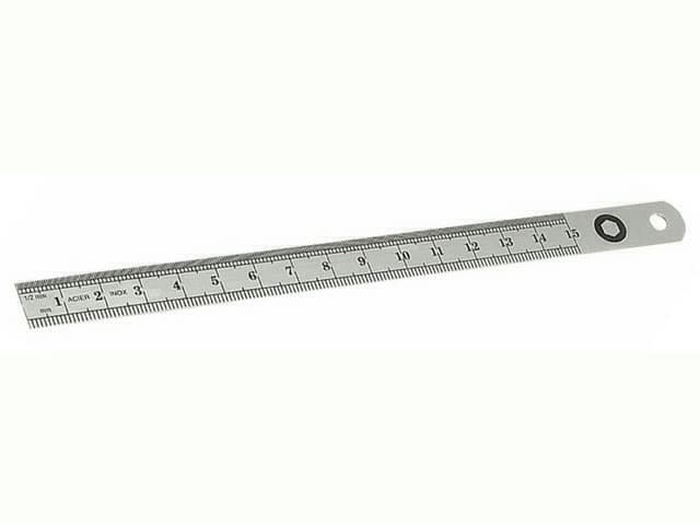 Reglet Flexible Inox 13X0,5 Long. 150MM