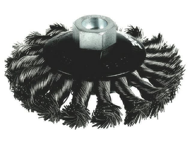 Brosse Conique D100x13mm Fil Torsade M14