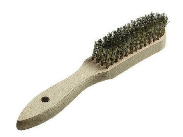 Brosse Manche Bois 4 Rangs Laiton 0,30MM