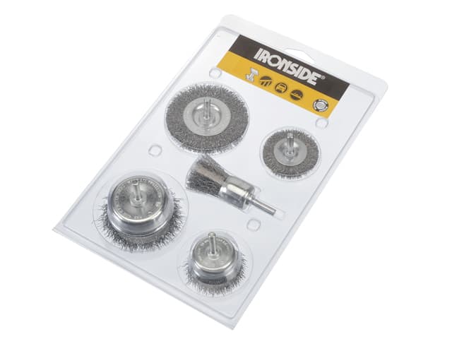 Set De 5 Brosses Acier