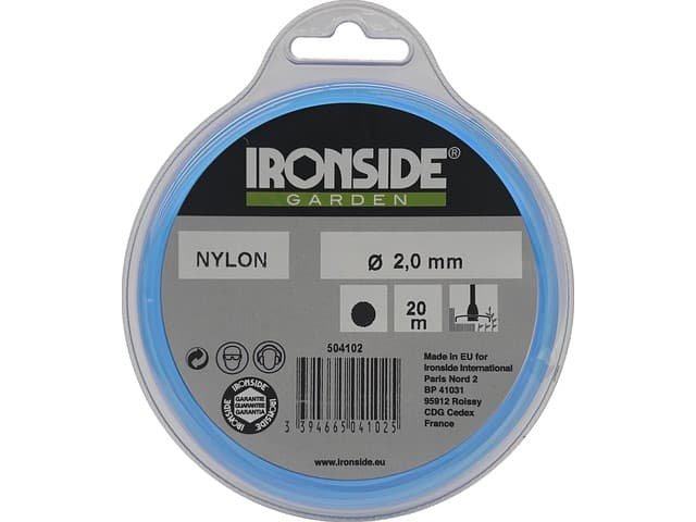 Bobine Fil Nylon Diam.2,0mm-20m Bleu