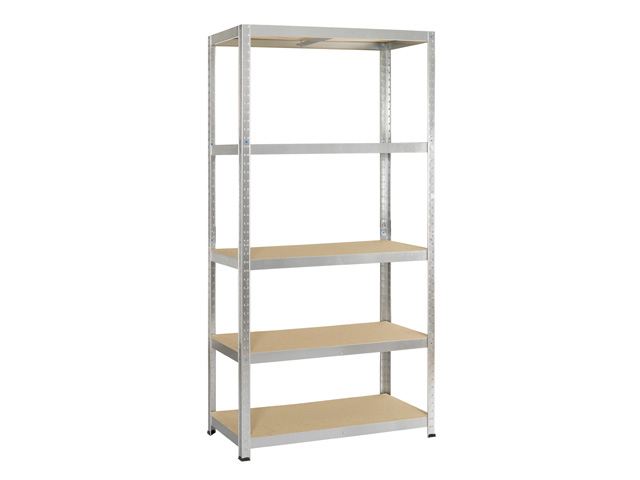 Etagere Metal/bois/galva 176X90X45CM - 300KG