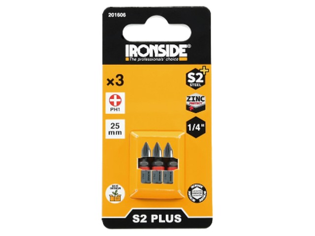 Bits 1/4 X 25 MM, 3 Pcs Sl 6.5
