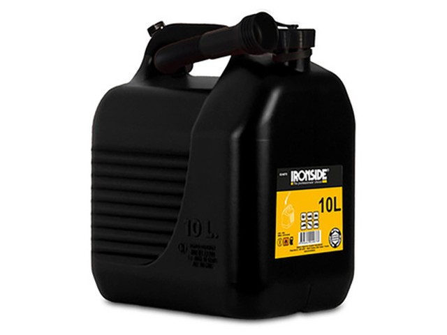 Jerrycan Carburant En Plastique Noir 10L