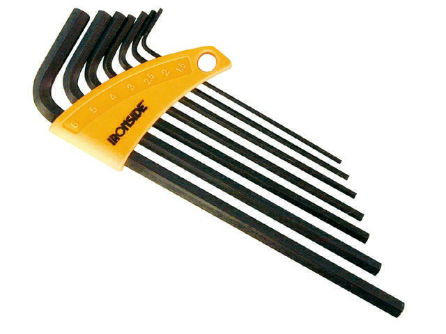 Set 7 Cles Allen 5/6 A 3/16"- Sur Support