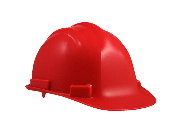 Casque De Chantier Rouge
