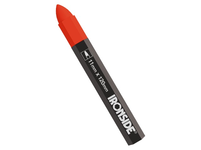 12 Craie De Cire De Construction Rouge 120MM