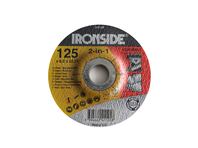 Disque Ebarber Metal Diam. 125MMX6X22