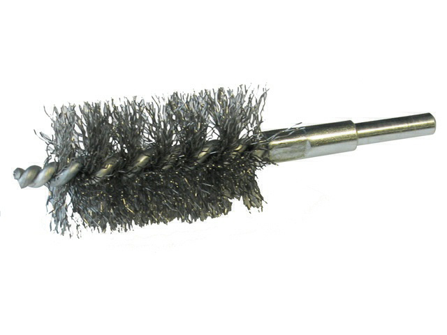 Brosse Tube D25x55x105 Tige D6 Acier Ondule