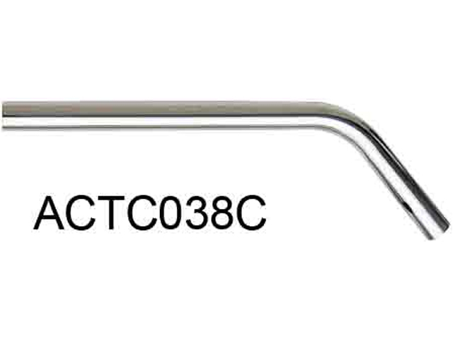Buse Rallonge Courbee Chrome Diam. 38